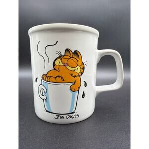 Vintage 1978 Garfield Coffee Mug Jim Davis Enesco I Love My Coffee Ceramic Cup